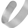STOBOK Bracelet Making Kit, 10-Piece Stainless Steel Bracelet Core Set, 15mm Open Ring, C-Shaped Bangle Core for DIY Bracelets