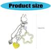 Vibrant Five Point Keychain Charm Easy Clip Feature Sturdy Alloy Keyring Accessory For Convenient Portability