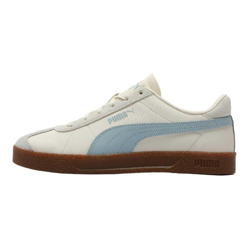 PUMA Club Women Comfort Versatile Thin Sole Low-Top Trainer Shoes Off White 401515-06