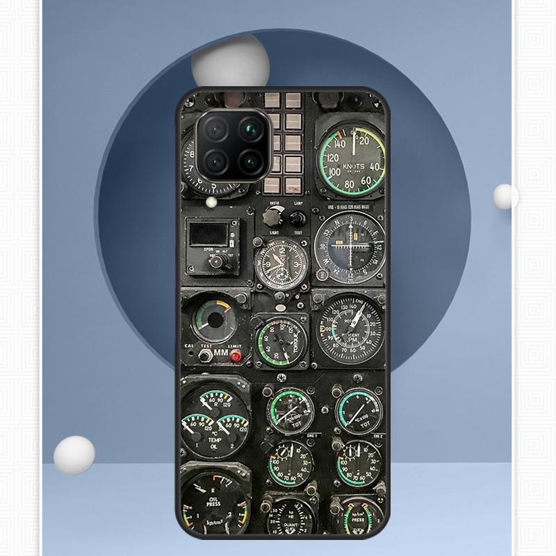 Flight Instruments For Huawei P30 P60 Pro P20 P40 Lite Nova 9 10 SE 12s 12i 11i 8i Y91 Y60 Y70 Y72 Y90 Y61 Case