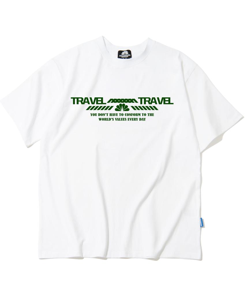 TRIPSHION Double Travel Graphic T-Shirt - 8 Colors (Type A)