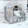 Multi-function Desktop Storage Box Transparent Cosmetics Organizer Box Makeup Brushes Holder