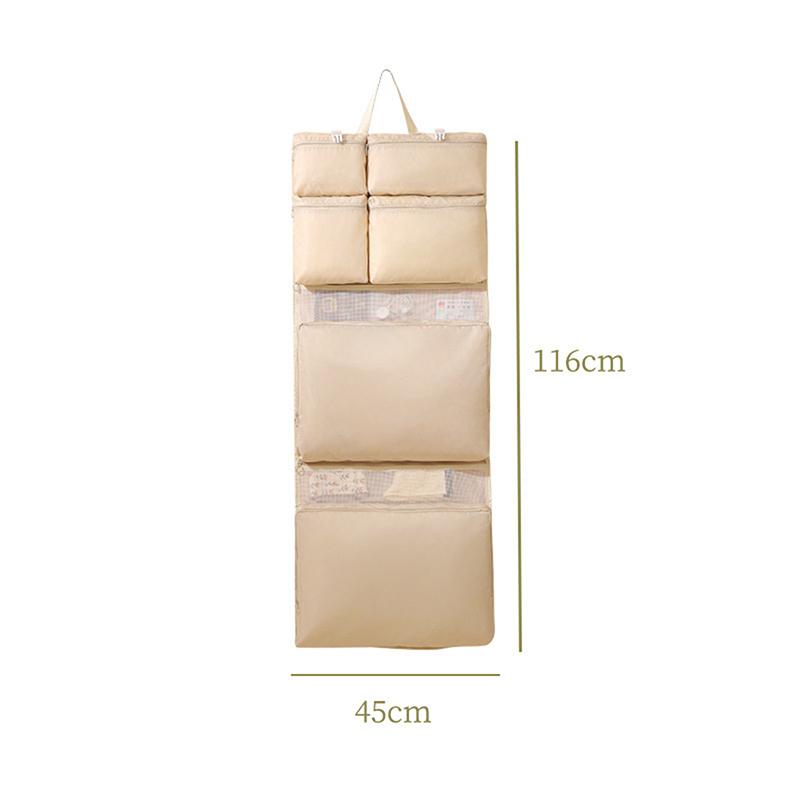 Foldable Organizer Hanging Bag For Travel, Storage Hanging Bags With Pockets - Daily Clothes Sorting Storage, Multi-Compartment