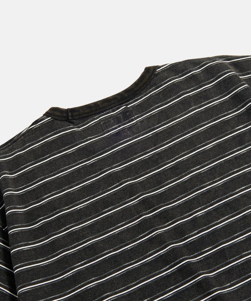 ESPIONAGE Vintage Washed Border Tee Black