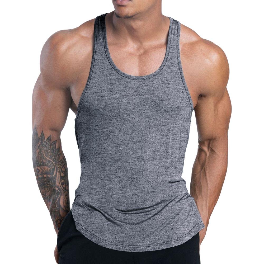 

Быстросохнущие майки для мужчин, тренажерный зал, фитнес, бодибилдинг, рубашка без рукавов, мужской летний повседневный жилет-стрингер XXL