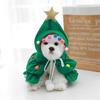 Cat Cloak Cape Christmas Tree for Small Medium Girl Dogs, Cat Wedding Costume Adjustable Cloak Cape