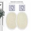 Oval Loofah Back Scrubber & Bath Scrubber Set