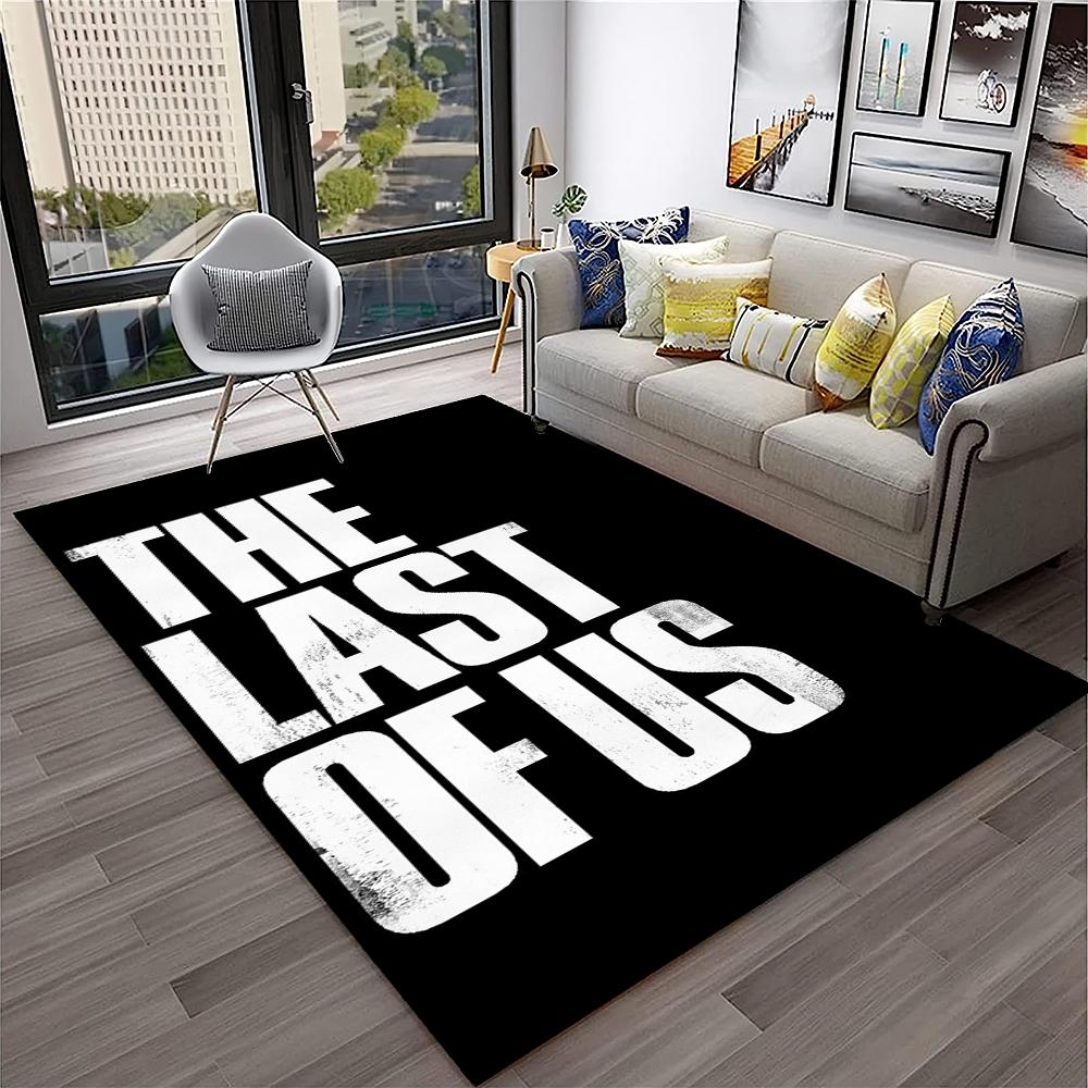 Pedro The Last of Us Horror TV Spiel Teppich Teppich für Zuhause Wohnzimmer Schlafzimmer Sofa Fußmatte Dekor, Kinderteppich Rutschfeste Bodenmatte
