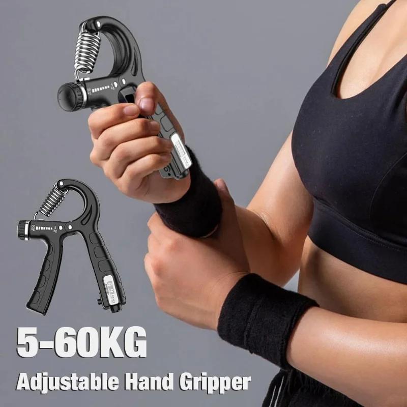 5 To 60 Kg izable Fit Grip Strengthener Grip Strengthener with Reverse Wrist Forearm and Hand Exerciser for Muscle Building