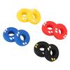 8Pcs Tennis Racquet Vibration Dampener Rubber 4 Colors Tennis Shock Buffer for Practices Performances