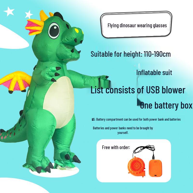 Inflatable Adult Mascot Costume for Creative Dance and Pranks