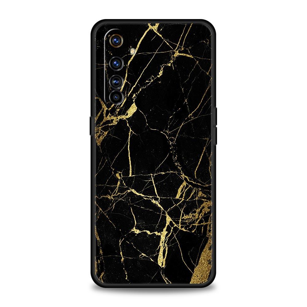 Vintage Marble Soft TPU For Realme 13 12 11 10 9 Pro Plus GT3 GT2 C21 C25 C35 C53 C55 C67 Pro 5G Phone Case Cover Fundas Capas