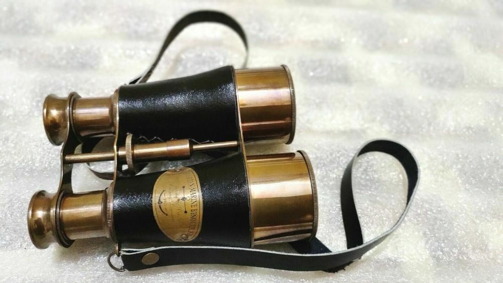 Antyczny Mosiężny Binokular Morski Vintage Prezent Nautyczny Monokular Teleskop Prezenty