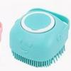 Silicone Universal Bath Brush for Pets and Babies with Liquid Dispenser