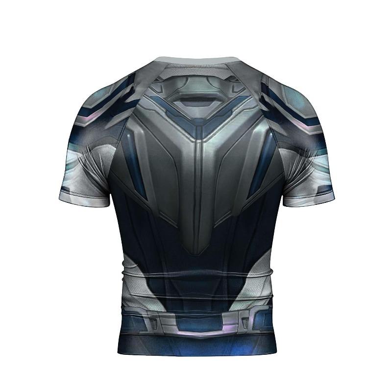 Sports Short Sleeves, 3D Printed  Short Sleeves, "Marvel Universe" Character Print, Sports Breathable Short Sleeves