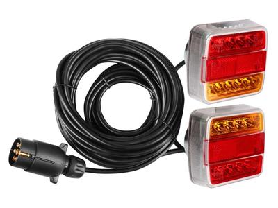 LED Rear Light Kit with Magnet, 7.5 M Cable with 7 PIN Plug