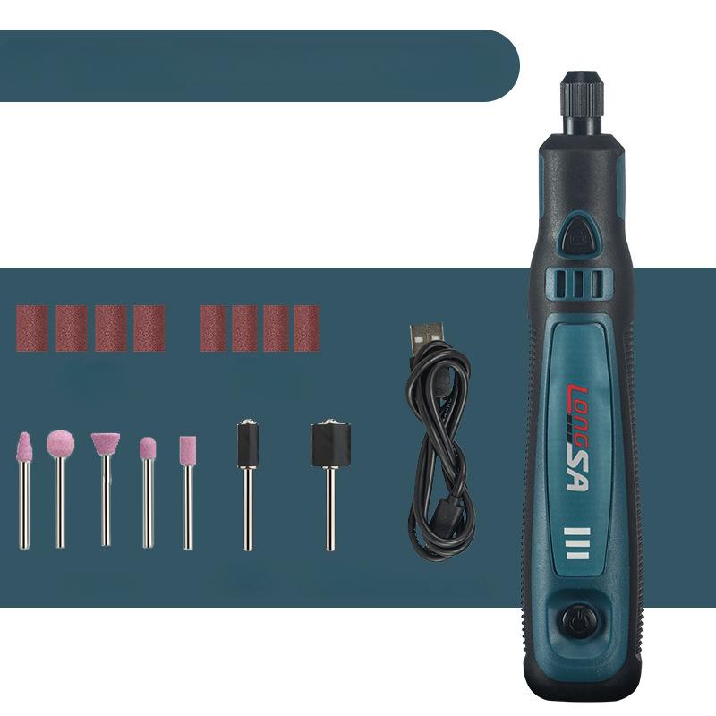 Cordless Tool Lightweight Tool Kit Rechargeable Powerful Fast Charging for Wood Metal for Sanding Polishing