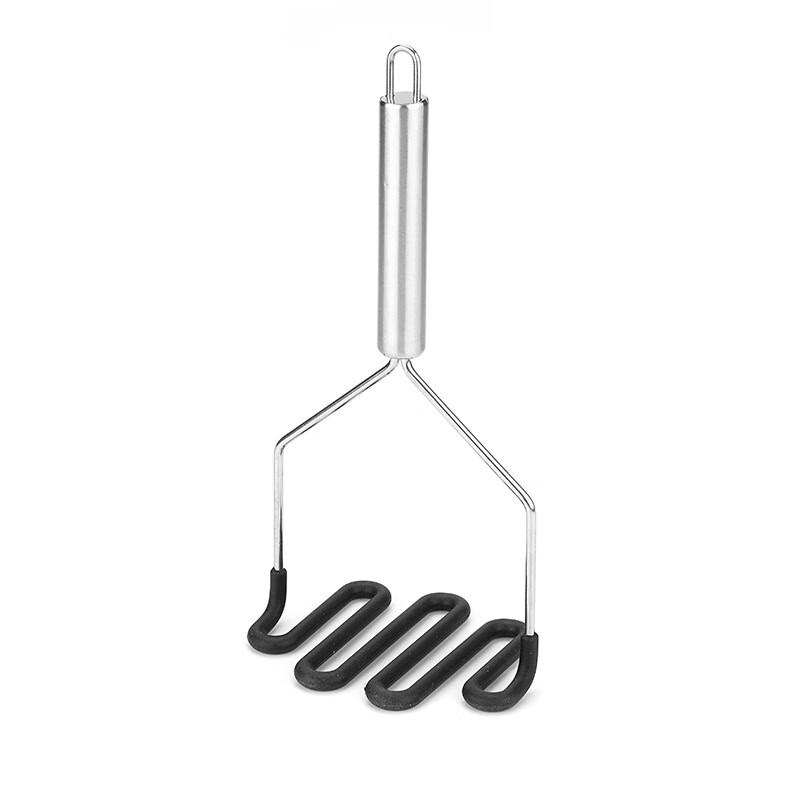 ZISIZ Stainless Steel Silicone Potato Masher