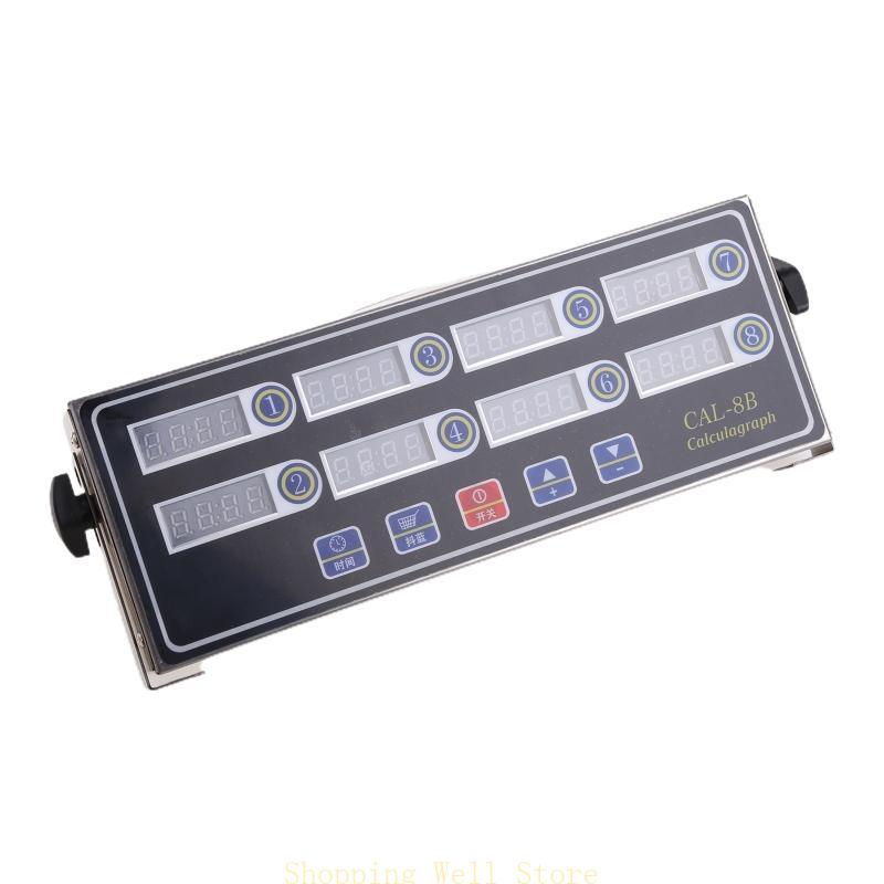 KX4B 8 Channels Kitchen Timers Commercial Cooking Timer Restaurant Timer Cooking Reminder Metal Timers for Cook Burger Events China Mainland
