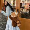 Cute Raccoon Plush Single Shoulder Crossbody Bag Cartoon Outdoor Kids Gifts