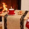 Natural Burlap Table Runner Jute Linen Lace Cloth for Dinning Room Restaurant Table Gadget Home Decortion 30x275cm/12x108inch