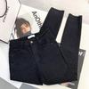2025 High-Waisted Stretch Slimming Women's Flared Cropped Jeans for Spring/Autumn