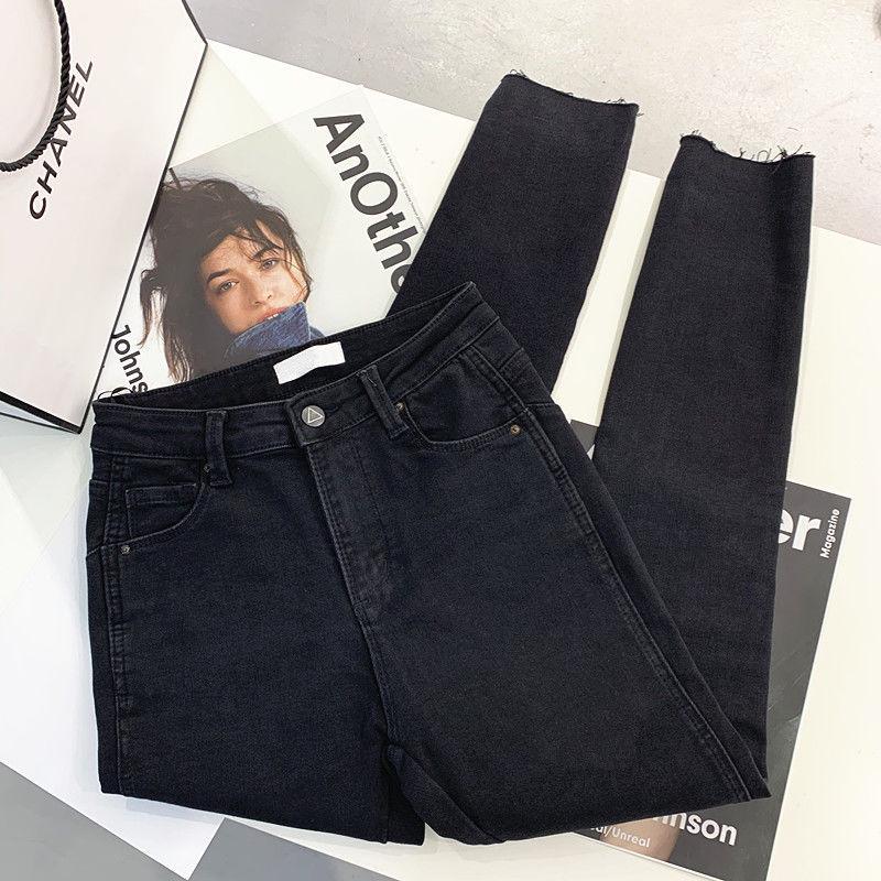 2025 High-Waisted Stretch Slimming Women's Flared Cropped Jeans for Spring/Autumn