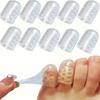 10pcs Gel Toe Protectors, Anti-Friction & Blister Prevention, Food-Grade Gel, for Work Boots & Women's Shoes.