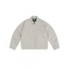 Unisex Oversized Retro Harrington Jacket Double-Sided Wear Cotton Blend Fall Outerwear