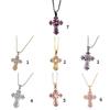 Faith Inspired Crosses Necklace Charm Pendant Made with Sturdy Alloy Adjustable Chain for Men and Women Daily Use