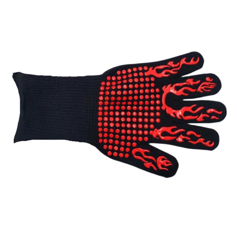 High-Temperature Silicone Oven & BBQ Glove One Size