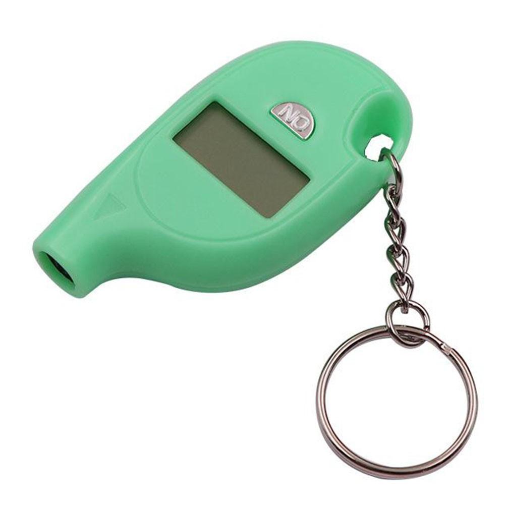 Digital Tire Tester Keychain Pressure Meter Tire Pressure Gauge Compact Design