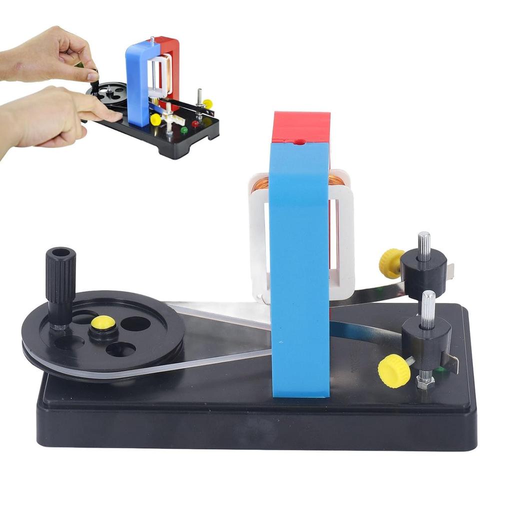 Fafeicy Hand Crank Generator DIY Educational Physics Teaching Model for Middle & High School Students