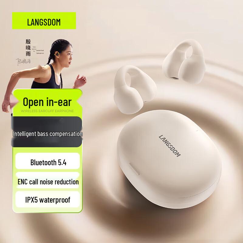 Lanston ClipBuds R2 HD Open-Ear Clip Bluetooth Headset