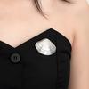 Stainless Steel Shell Brooch for Women Fashion Geometric Metal 18K Gold Color Brooch Pin Clothes Accessories Waterproof Jewelry