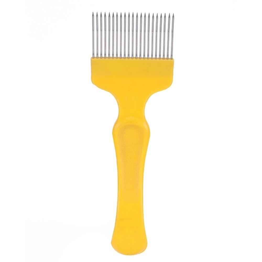Stainless Steel Uncapping Fork Yellow Bee Keeping Tool Beekeeping Fork Honey Uncapping жёлтый
