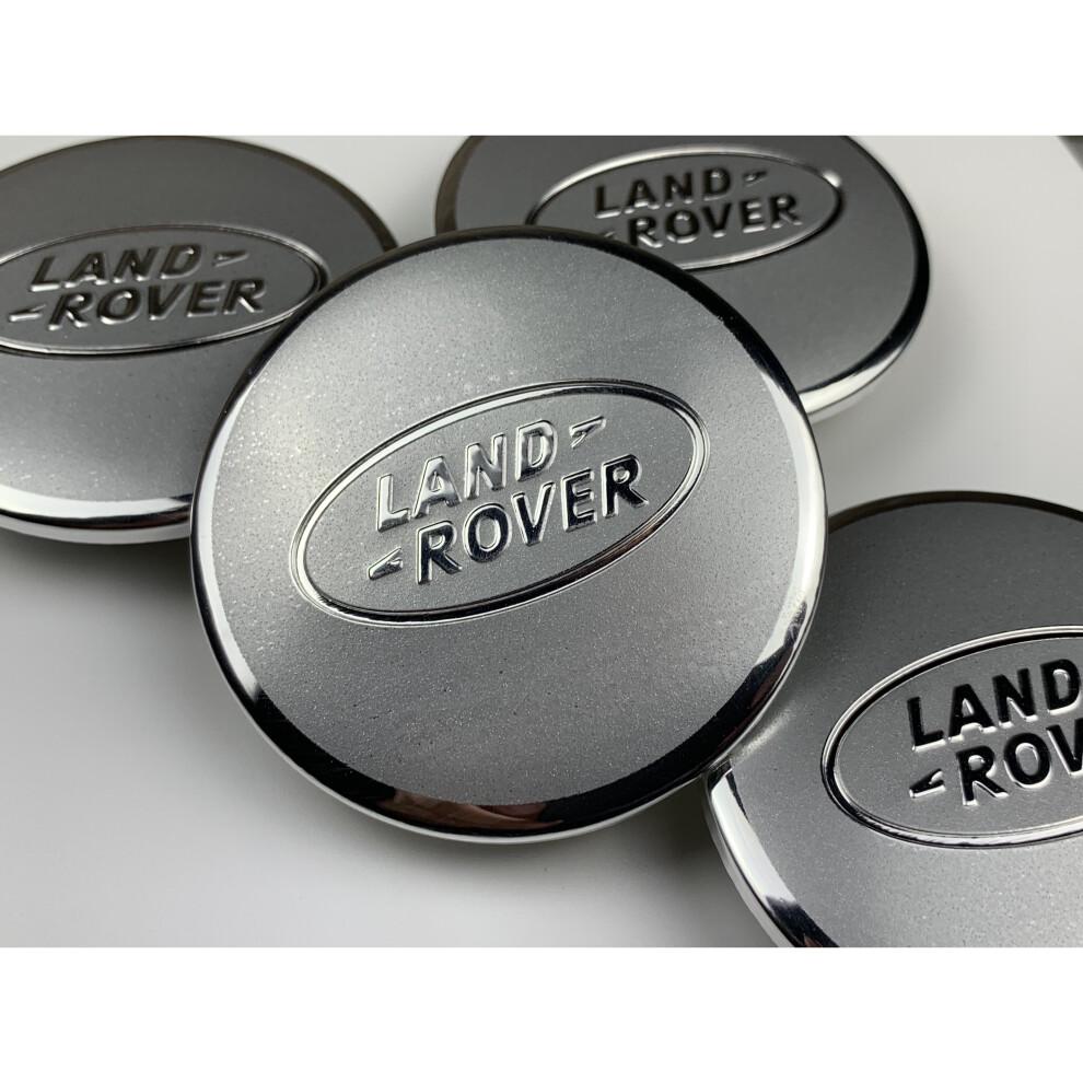4ks krytky hliníkových kol Land Rover 63mm