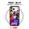 Applicable To Apple 17Pro Mobile Phone Case, Advanced Sense 16 Replaceable Back Plate 15promax Magnetic Mobile Phone Case, Fluorescent Dog.