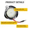 2 Stück LED-Unterseiten-Spiegelbeleuchtung für Ford F-150 Mondeo MK5 Edge Fusion Explorer Flex Taurus Mustang Licht