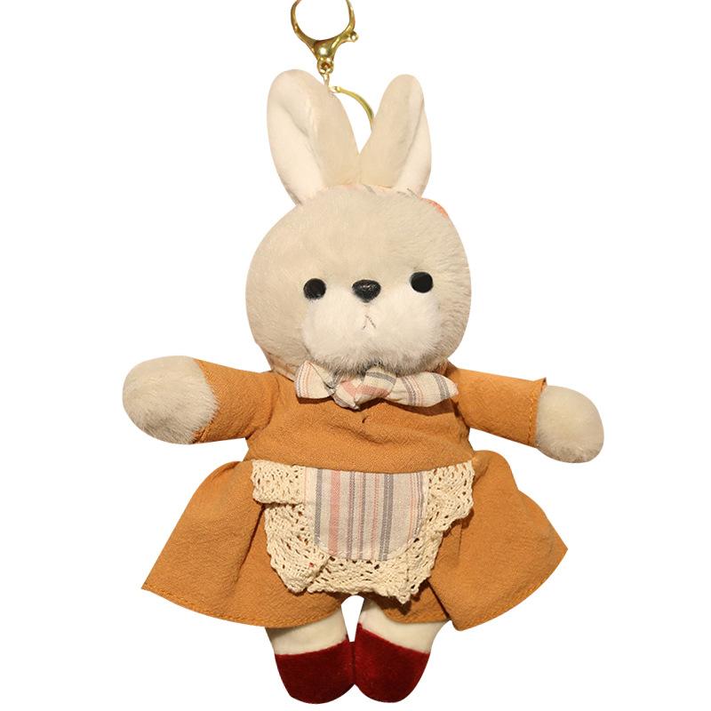 Cute Cute Long-Eared Rabbit Pendant Plush Toy Doll Bunny Doll Girl Bag Keychain Pendant