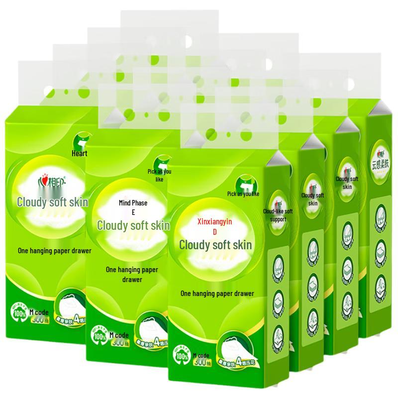 Heart Seal 4-Ply Hanging Facial Tissues