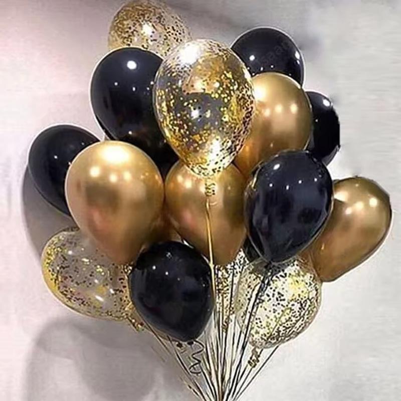 30Pcs Metallic Confetti Latex Balloons For Kids Birthday Party Wedding Decoration Baby Shower Favors Graduation Party Supplies