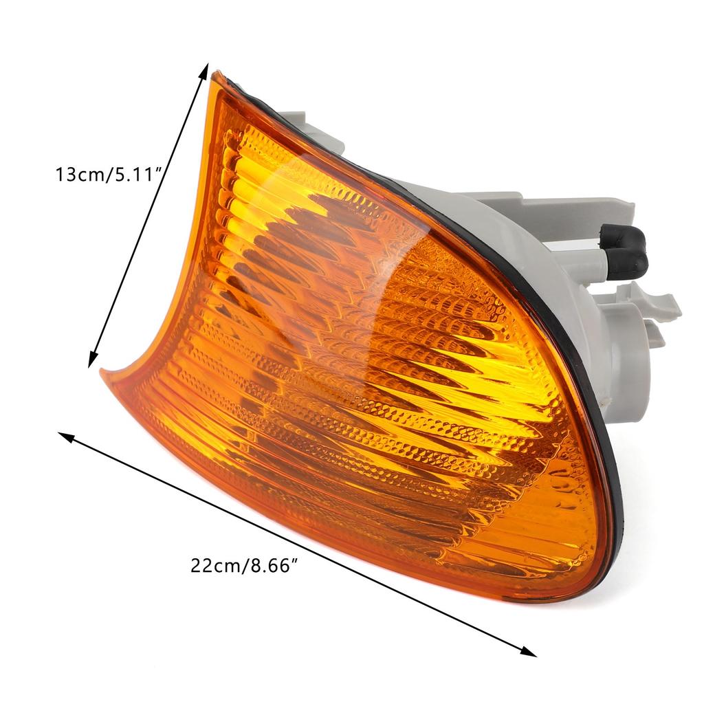 Pair Amber Corner Side Light For BMW 3 Series E46 98-01 Coupe 63126904299