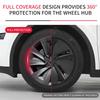 AABLU1 4PCS 19inch Wheel Cap for Model Y Juniper 2025-2026 Turbine Car Performance Cap Automobile Wheel Cap Design for Tesla Hubcaps