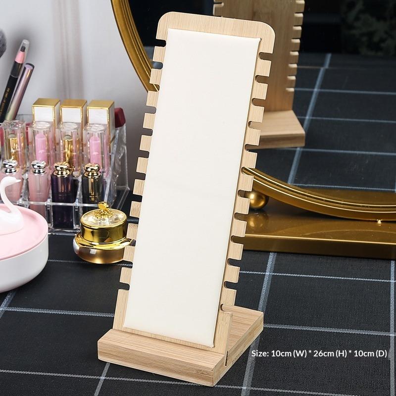 Simple Necklace Display Stand Jewelry Props Necklace Hanger Pendant Jewelry Display Stand Solid Wood Jewelry Stand