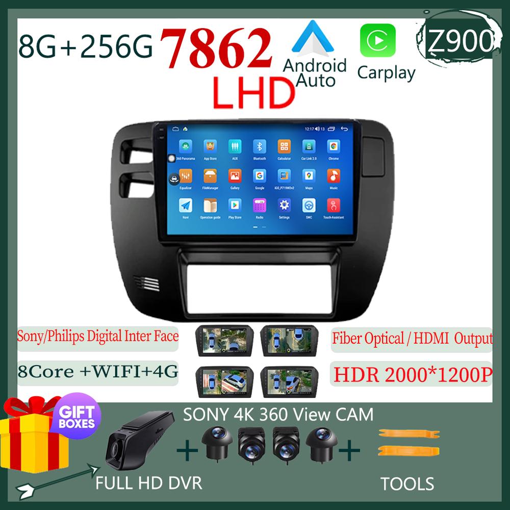 For Nissan Patrol 1997-2005 Android 14 LHD RHD Touch QLED Screen Radio Video DVD GPS GPS Bluetooth WIFI DSP 4G Carplay Stereo BT