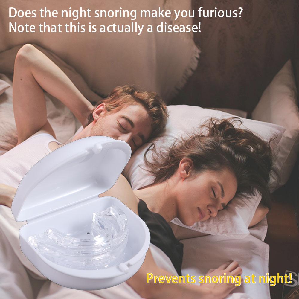 Adjustable Anti-Snoring Mouthpiece With Storage Box Snoring Mouth Guard  Snoring Stopper