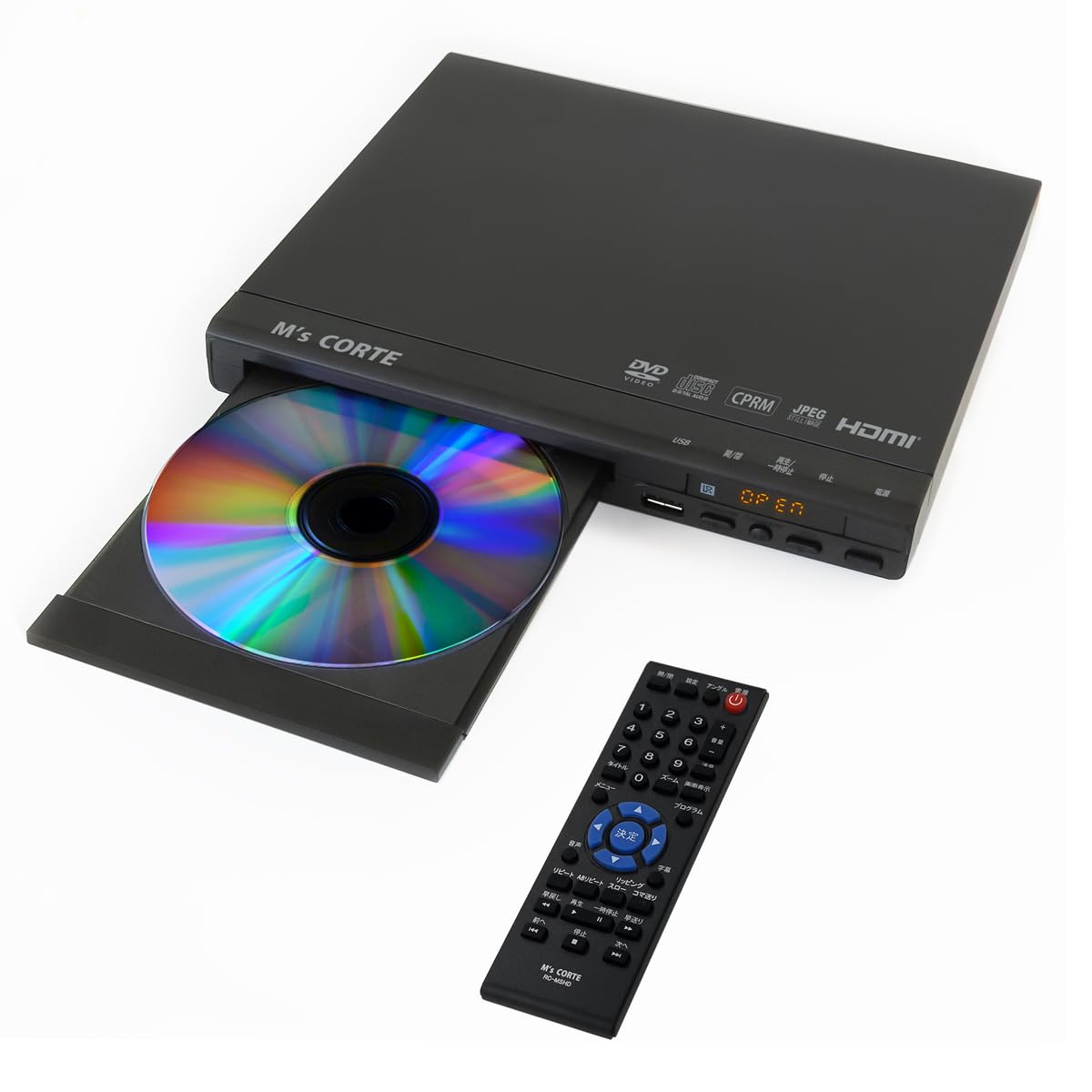 

Dainichi Electronics Domestic manufacturer CORTE HDMI output 1080P support DVD player VR mode HDMI cable included Conforms to PSE technical standards