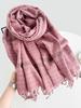Autumn Winter Women Preppy Knitted Scarf Lady Men Casual Plaid Tassel Soft Warm Scarve Wrap Shawl Femme Male Unisex Fashion New