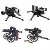 WWII Building Blocks Military Weapons Police Soldier Figure Accessories Model Brick Gun Cannon Launcher Bunker Outpost Toy X017